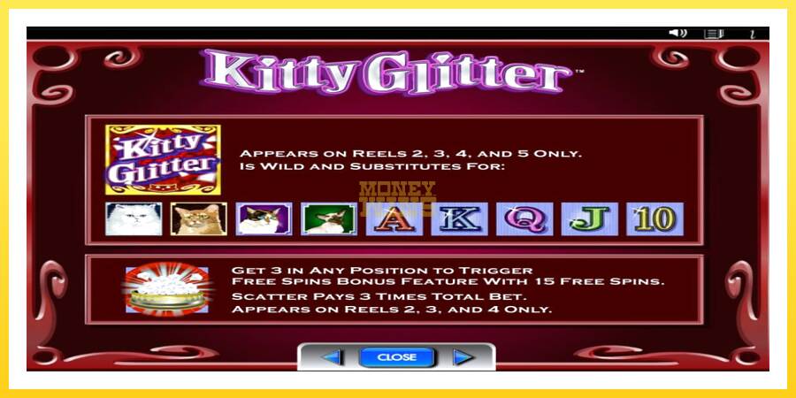 Slika 5 igralni avtomat Kitty Glitter