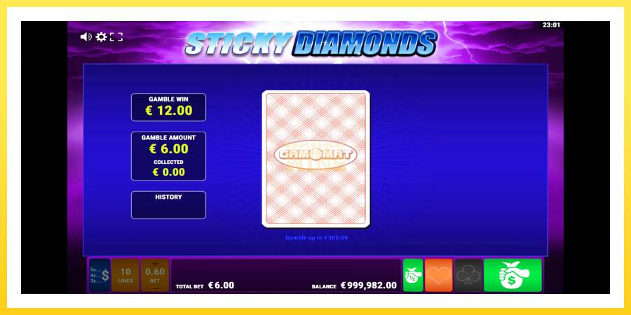 Slika 3 igralni avtomat Sticky Diamonds