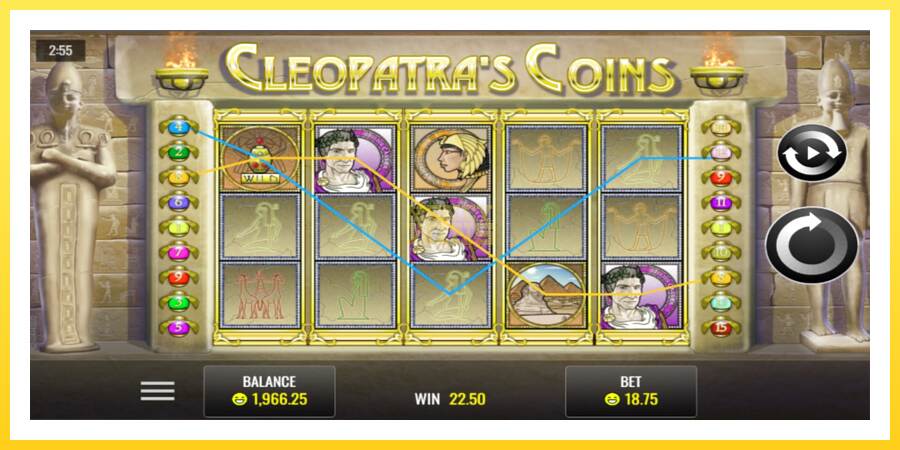 Slika 2 igralni avtomat Cleopatra’s Coins