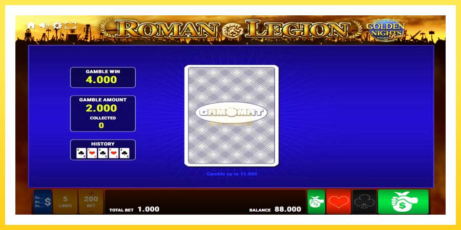 Slika 4 igralni avtomat Roman Legion Golden Nights