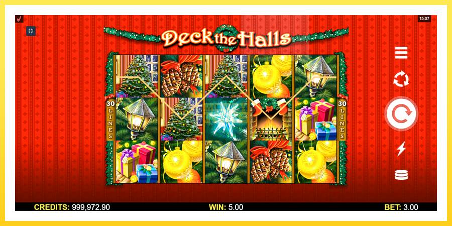 Slika 2 igralni avtomat Deck The Halls