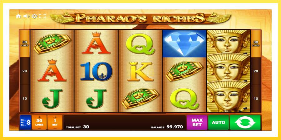 Slika 1 igralni avtomat Pharaos Riches