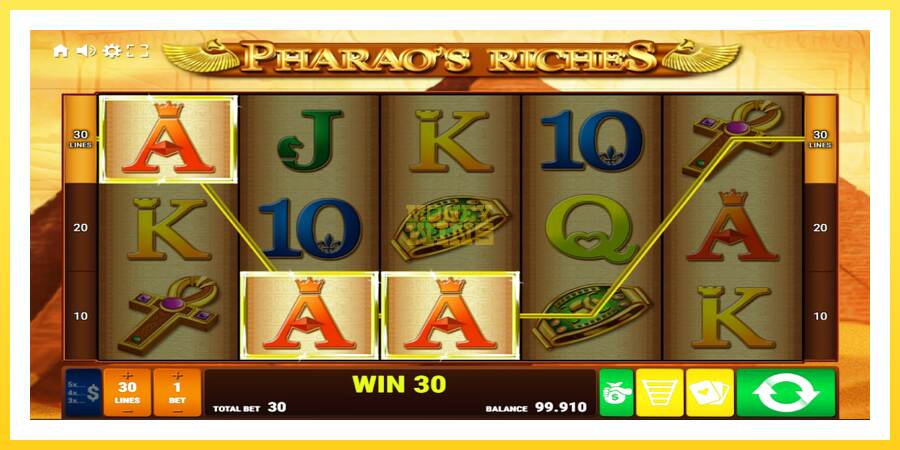 Slika 2 igralni avtomat Pharaos Riches