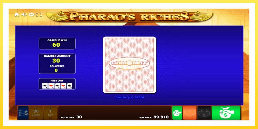 Slika 4 igralni avtomat Pharaos Riches