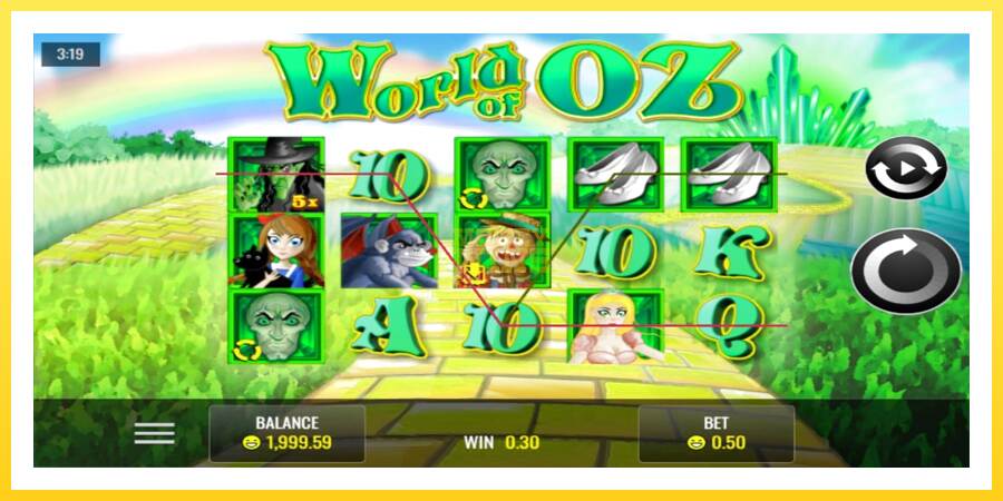 Slika 2 igralni avtomat World of Oz