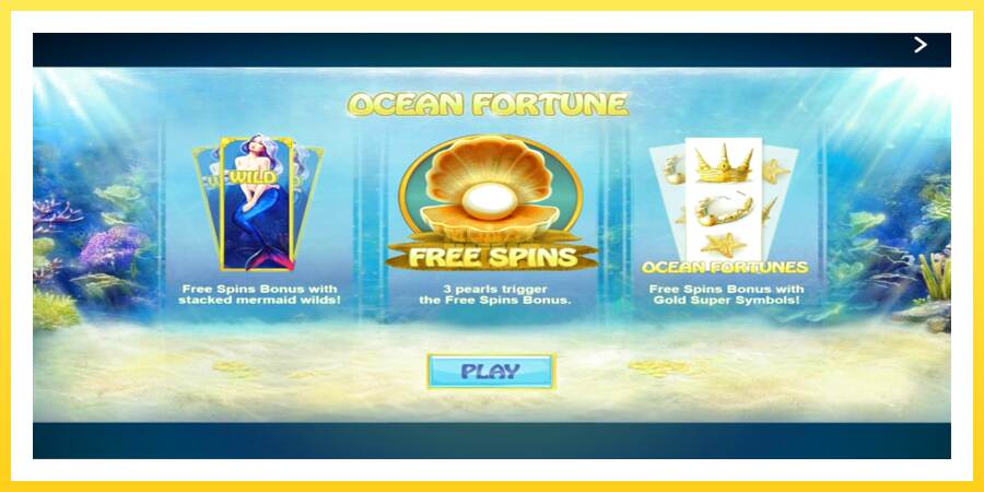 Slika 1 igralni avtomat Ocean Fortune