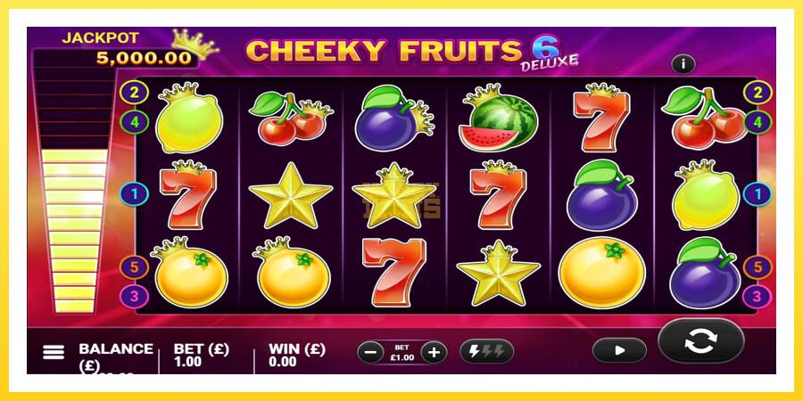 Slika 1 igralni avtomat Cheeky Fruits 6 Deluxe