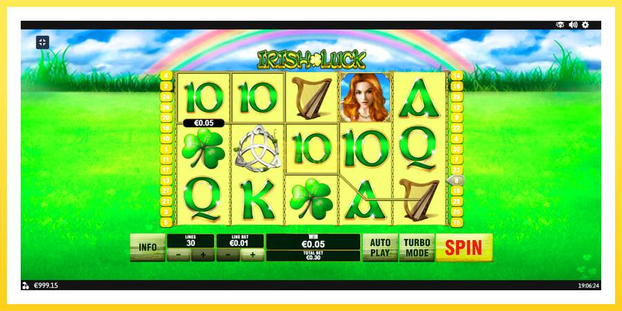 Slika 2 igralni avtomat Irish Luck