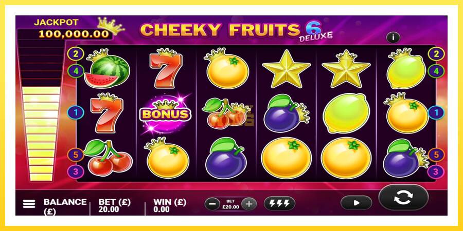 Slika 3 igralni avtomat Cheeky Fruits 6 Deluxe