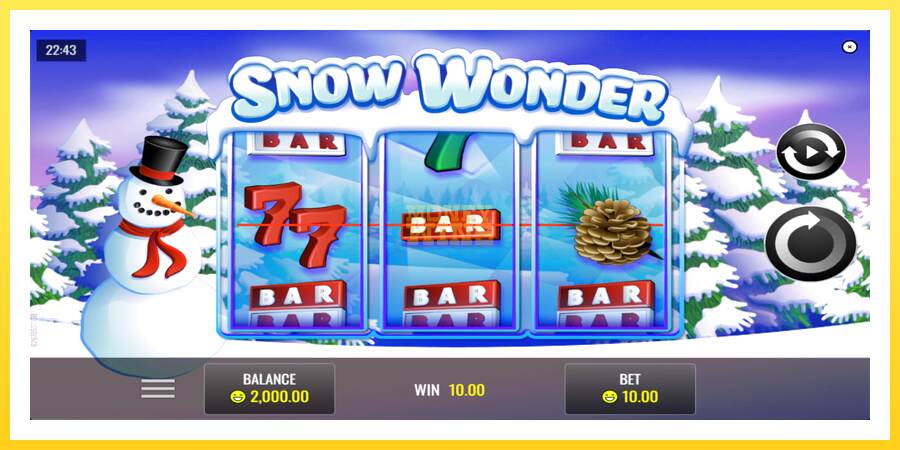 Slika 2 igralni avtomat Snow Wonder