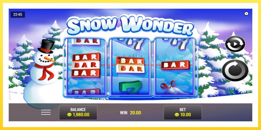 Slika 3 igralni avtomat Snow Wonder