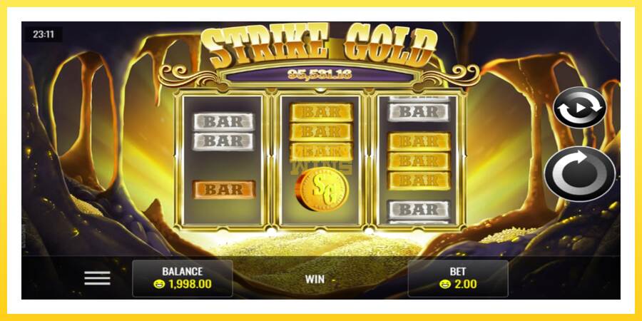 Slika 1 igralni avtomat Strike Gold