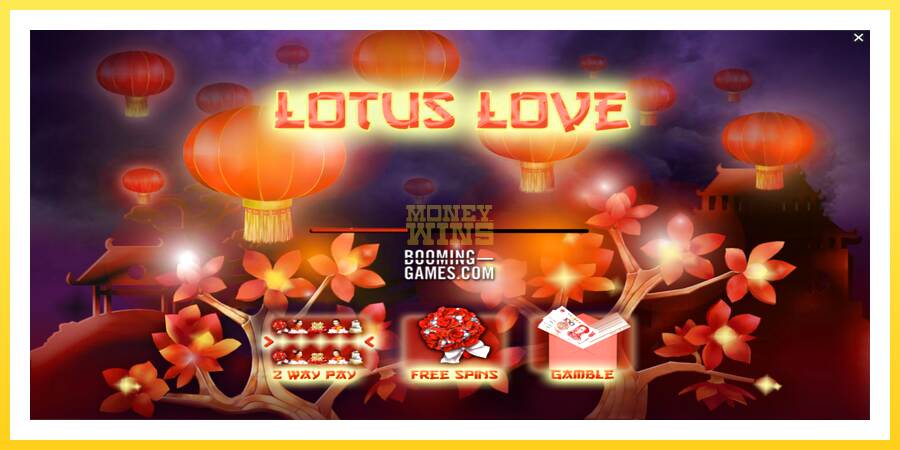 Slika 1 igralni avtomat Lotus Love