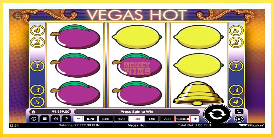 Slika 1 igralni avtomat Vegas Hot