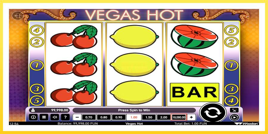 Slika 2 igralni avtomat Vegas Hot