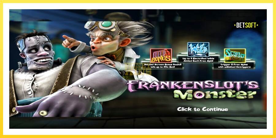 Slika 1 igralni avtomat Frankenslots Monster