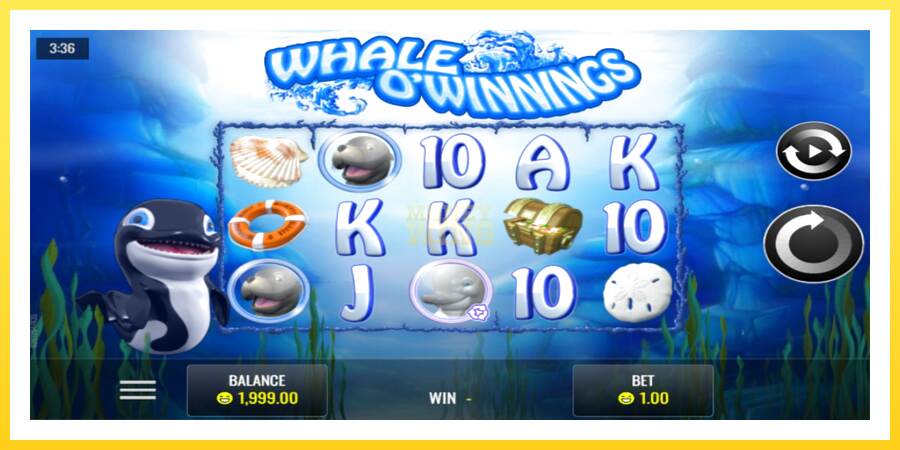 Slika 1 igralni avtomat Whale O’Winnings