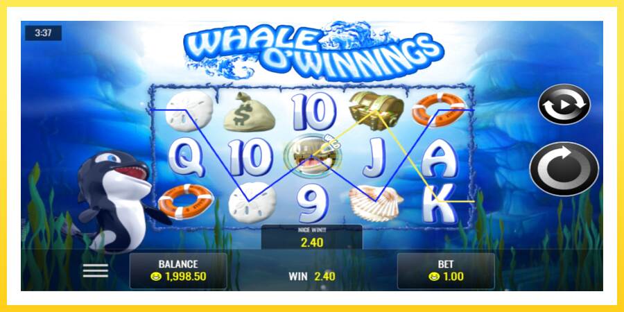 Slika 2 igralni avtomat Whale O’Winnings