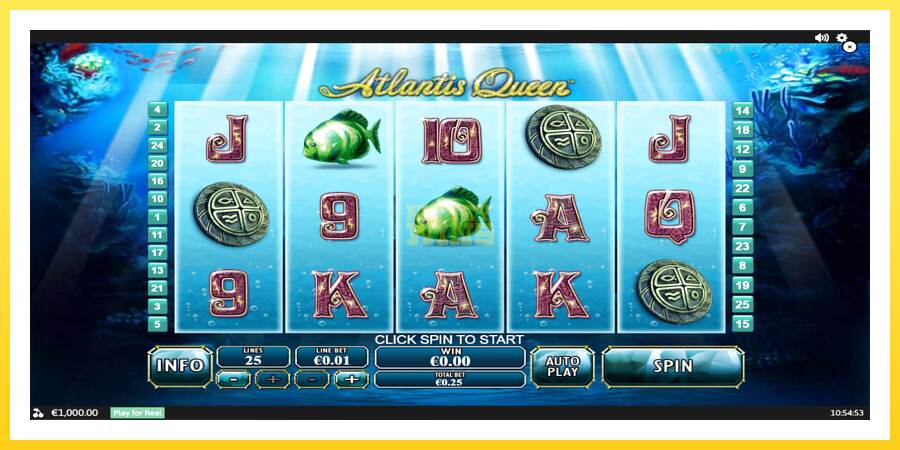 Slika 1 igralni avtomat Atlantis Queen