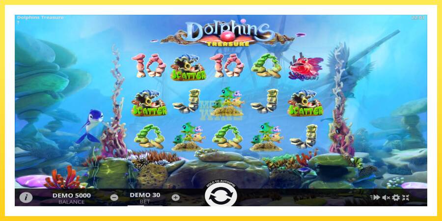 Slika 1 igralni avtomat Dolphins Treasure