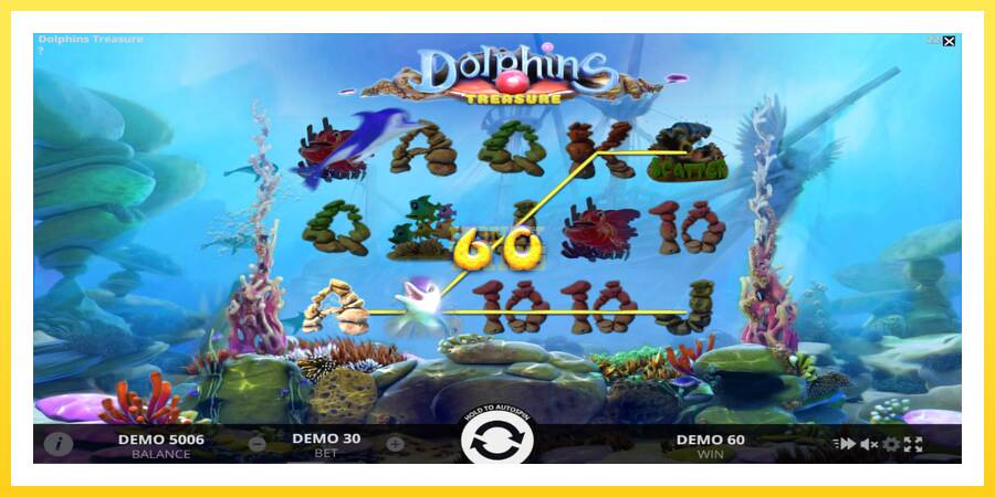 Slika 4 igralni avtomat Dolphins Treasure