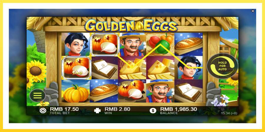 Slika 3 igralni avtomat Golden Eggs