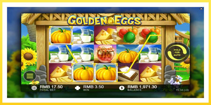 Slika 4 igralni avtomat Golden Eggs