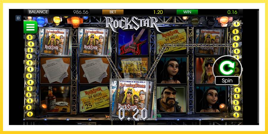 Slika 4 igralni avtomat Rockstar