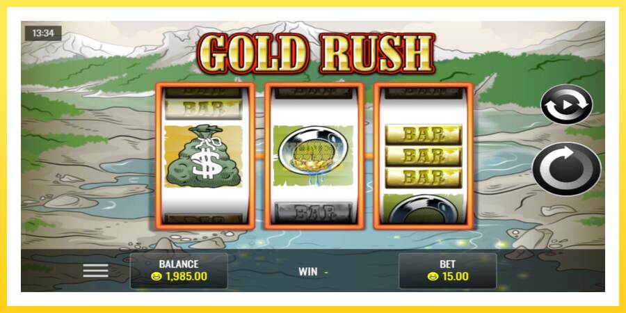 Slika 1 igralni avtomat Gold Rush