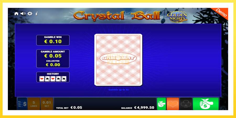 Slika 3 igralni avtomat Crystal Ball Golden Nights