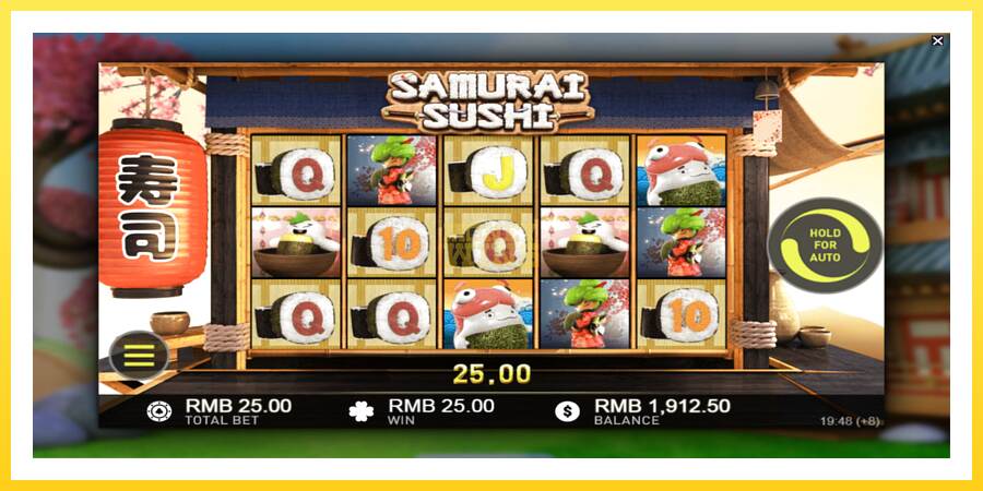 Slika 4 igralni avtomat Samurai Sushi