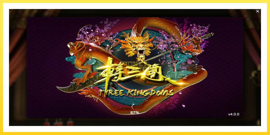 Slika 1 igralni avtomat Three Kingdoms