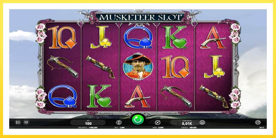 Slika 2 igralni avtomat Musketeer Slot