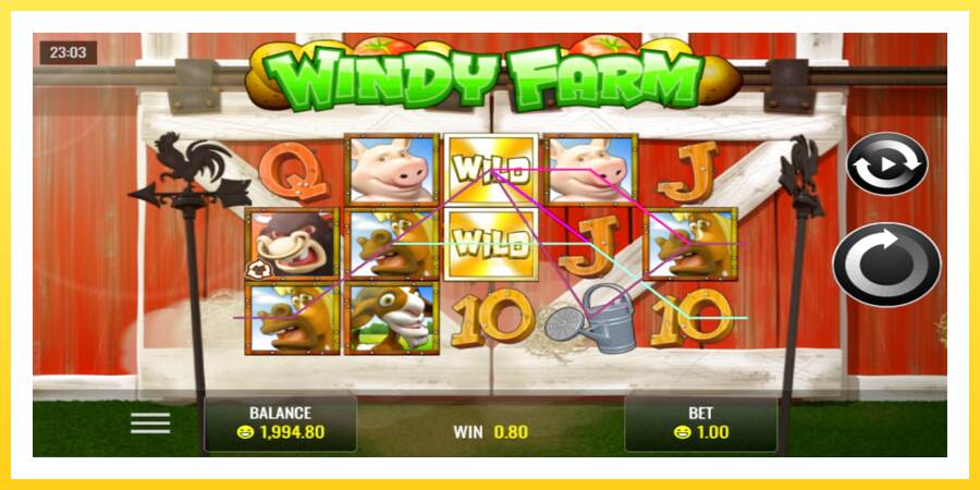 Slika 2 igralni avtomat Windy Farm