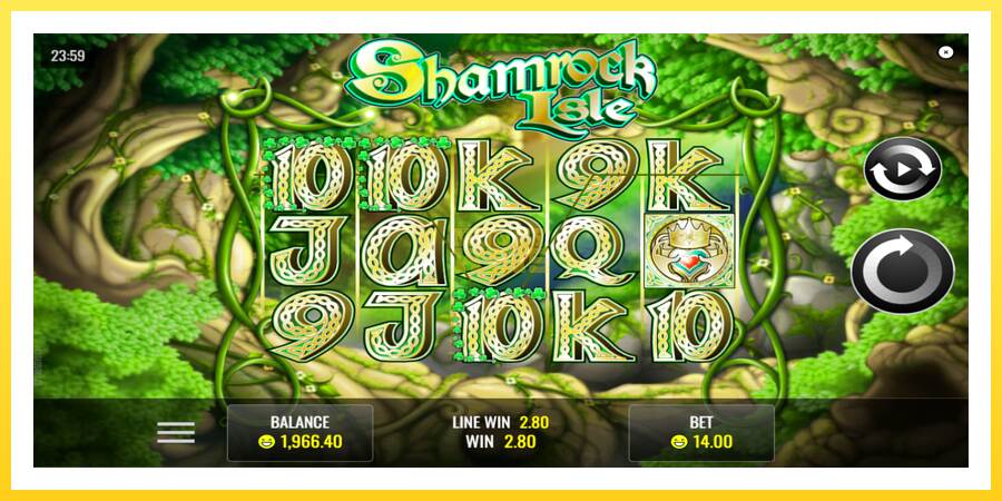 Slika 3 igralni avtomat Shamrock Isle