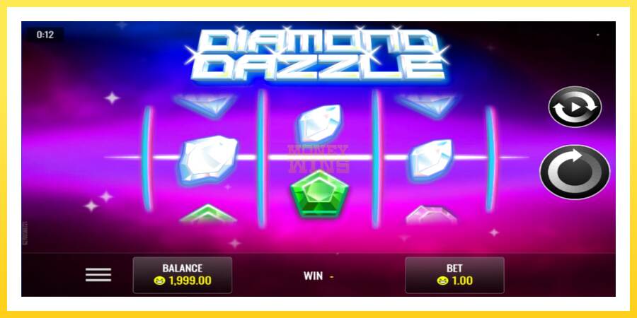 Slika 1 igralni avtomat Diamond Dazzle