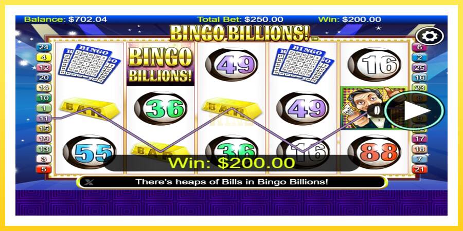 Slika 4 igralni avtomat Bingo Billions