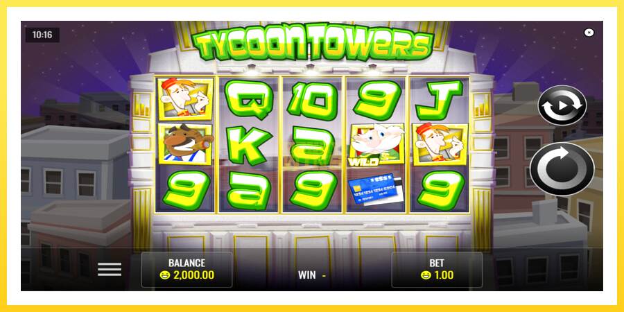 Slika 2 igralni avtomat Tycoon Towers