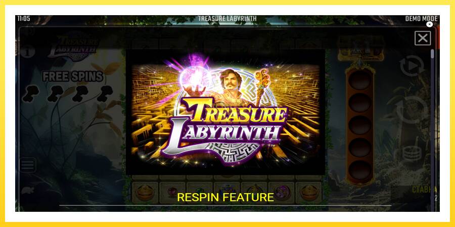 Slika 4 igralni avtomat Treasure Labyrinth