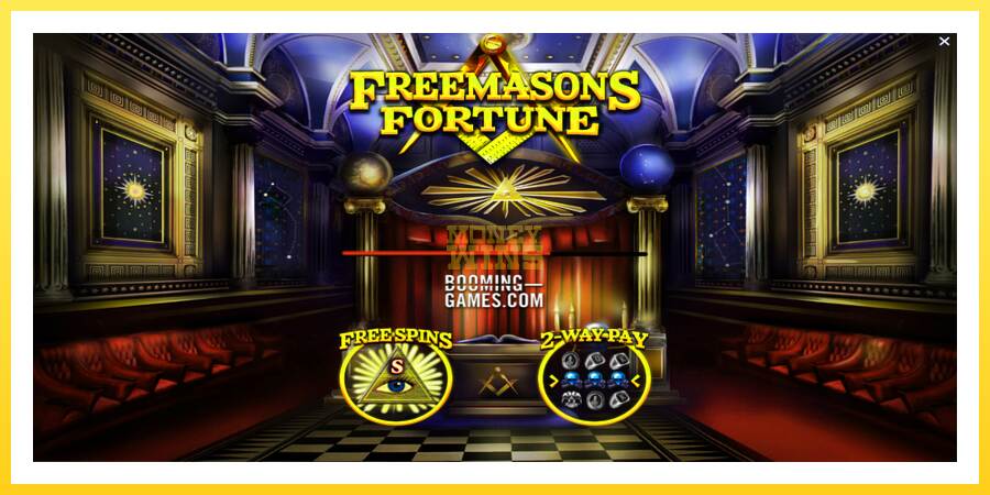 Slika 1 igralni avtomat Freemasons Fortune