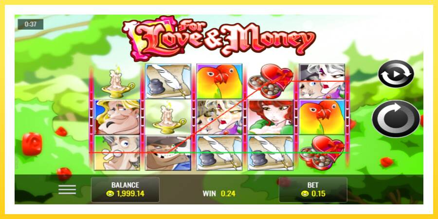 Slika 2 igralni avtomat For Love and Money