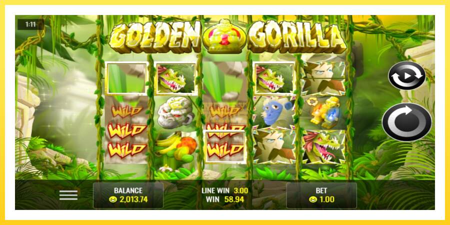 Slika 2 igralni avtomat Golden Gorilla