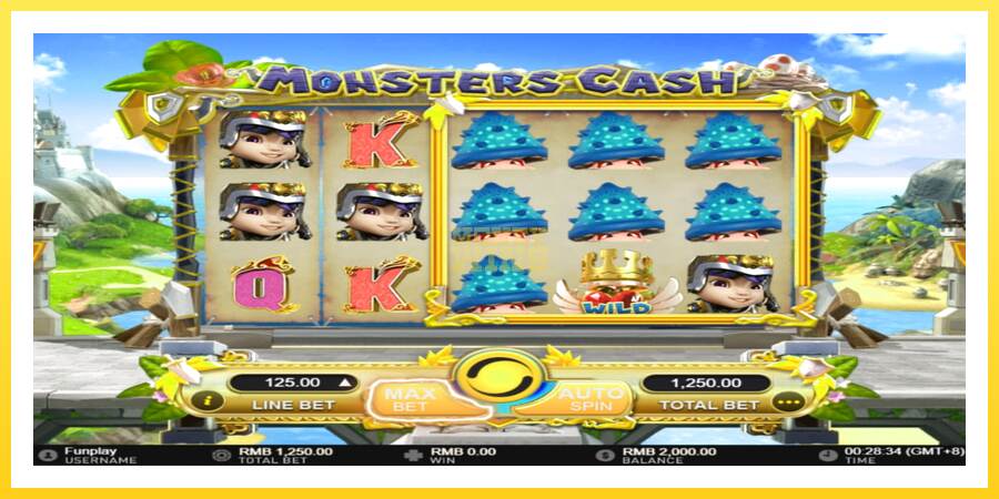 Slika 3 igralni avtomat Monsters Cash