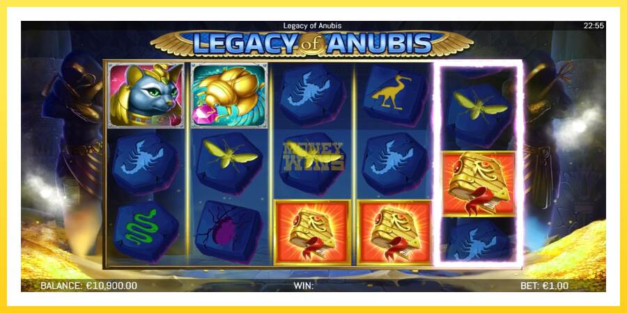 Slika 3 igralni avtomat Legacy of Anubis