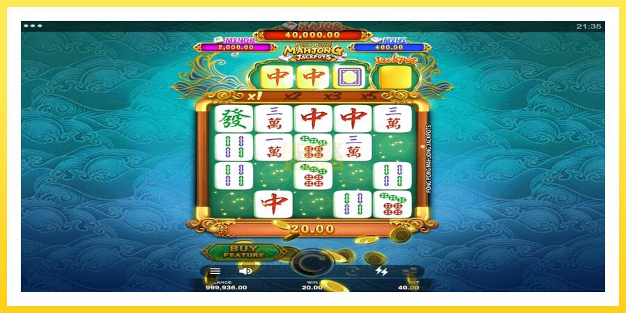 Slika 3 igralni avtomat Pong Pong Mahjong Jackpots