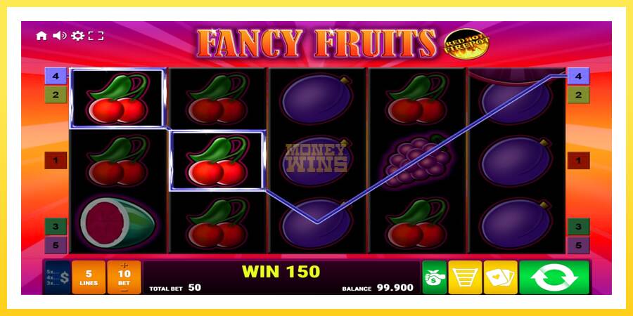 Slika 2 igralni avtomat Fancy Fruits Red Hot Firepot