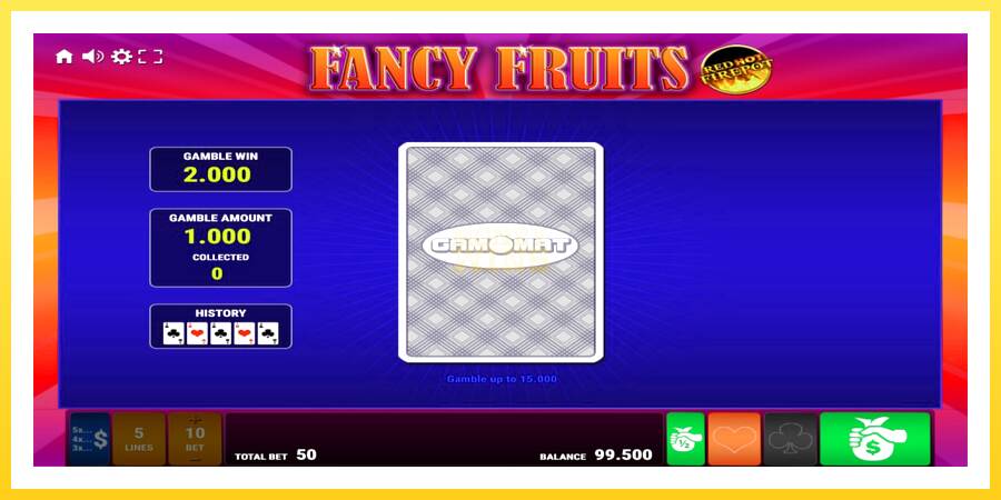 Slika 4 igralni avtomat Fancy Fruits Red Hot Firepot