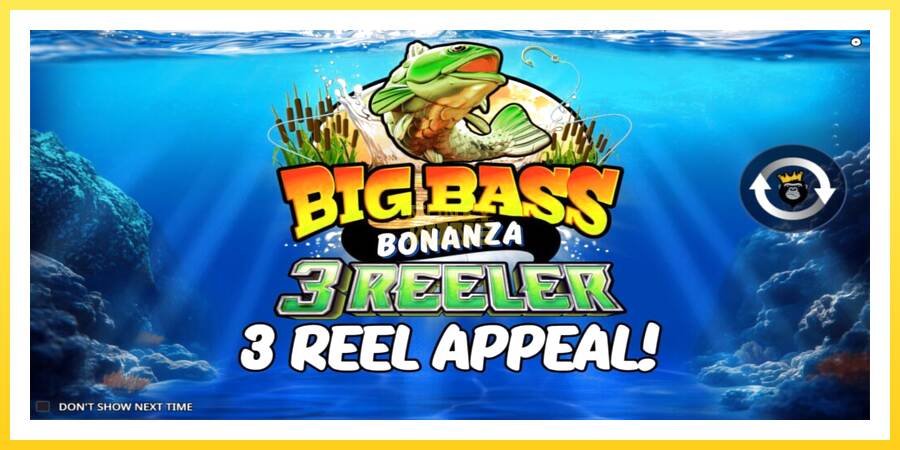 Slika 1 igralni avtomat Big Bass Bonanza 3 Reeler