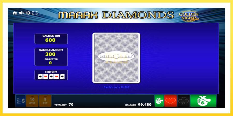 Slika 5 igralni avtomat Maaax Diamonds Golden Nights