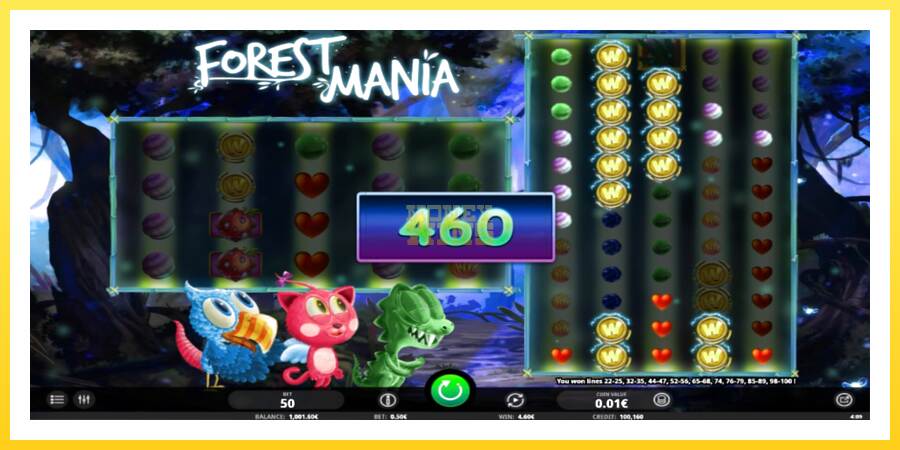 Slika 3 igralni avtomat Forest Mania